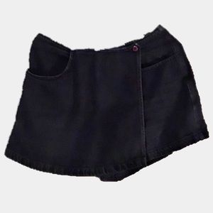 Sostanza Navy Blue Jean Skorts Shorts Large 9/10